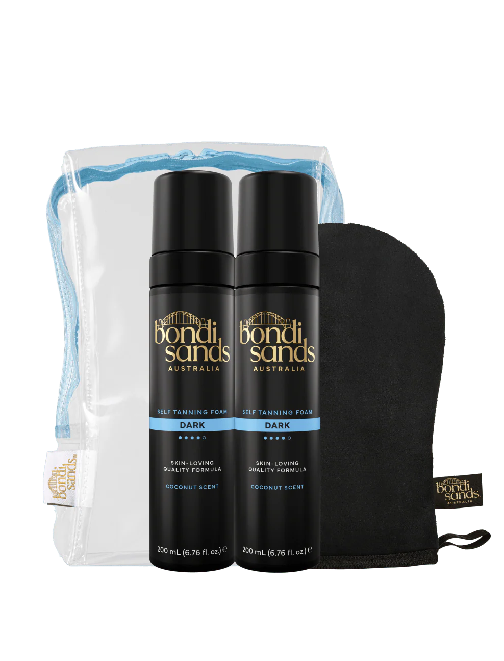 Dark Self Tanning Foam Gift Set