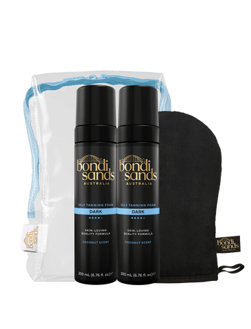 Dark Self Tanning Foam Gift Set