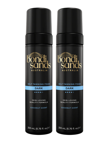 Dark Self Tanning Foam Duo