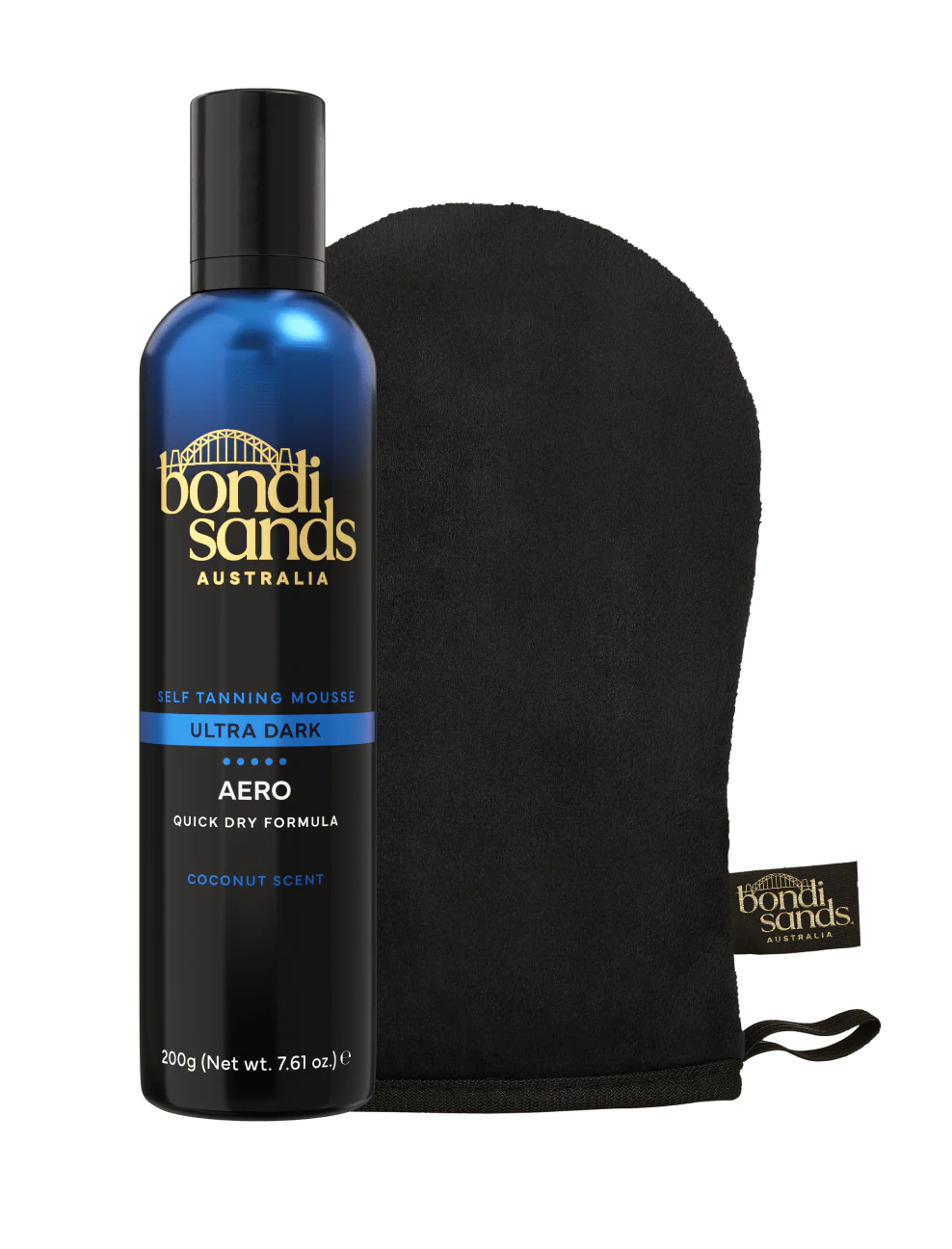 Aero Ultra Dark Self Tanning Foam & Application Mitt Bundle